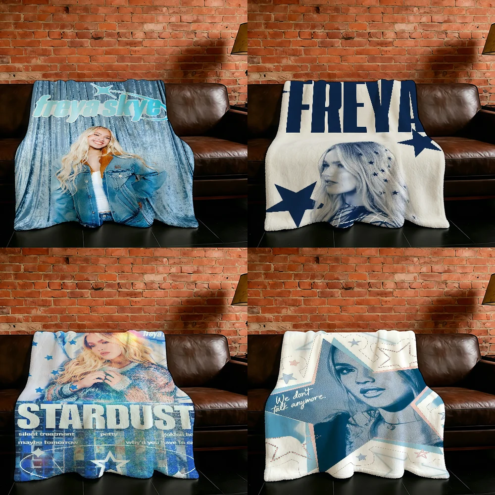 Singer F-Freya Skye Stardust Blanket Flannel Warm Soft Throw Blanket For Room Sofa Childish Birthday Gifts