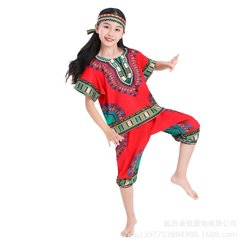 Kids Classical Dance Costume Drum Performance Clothing for Boy and Girl Dance Costumes