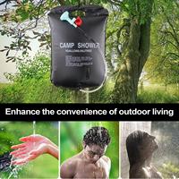 Camping Shower Bag Camping Shower Bag Solar With Hose And Showerhead 20L Foldable Water Storage Pouch For Outdoor Hiking