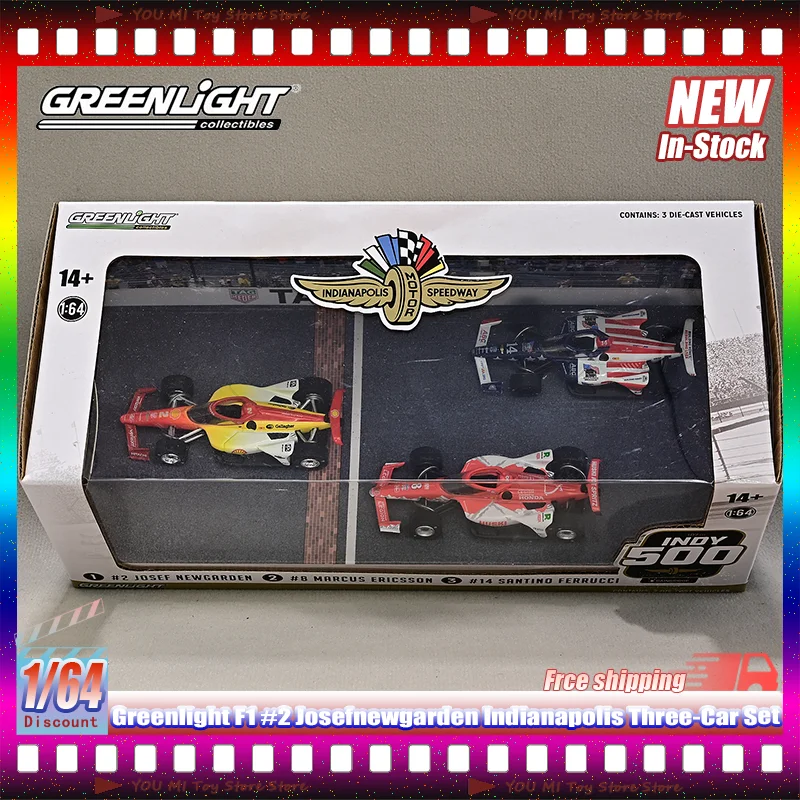 nouveau-en-stock-1-64-greenlight-f1-2-josefnewgarden-indianapolis-ensemble-de-trois-voitures-simulation-alliage-statique-modele-de-voiture-ornement-jouet-cadeau