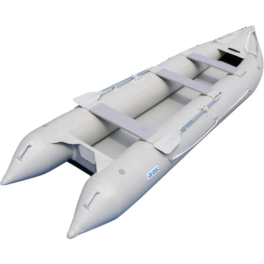 

15.4Ft Inflatable Kayak Fishing Tender 4 Person Kayaks Canoe Dinghy