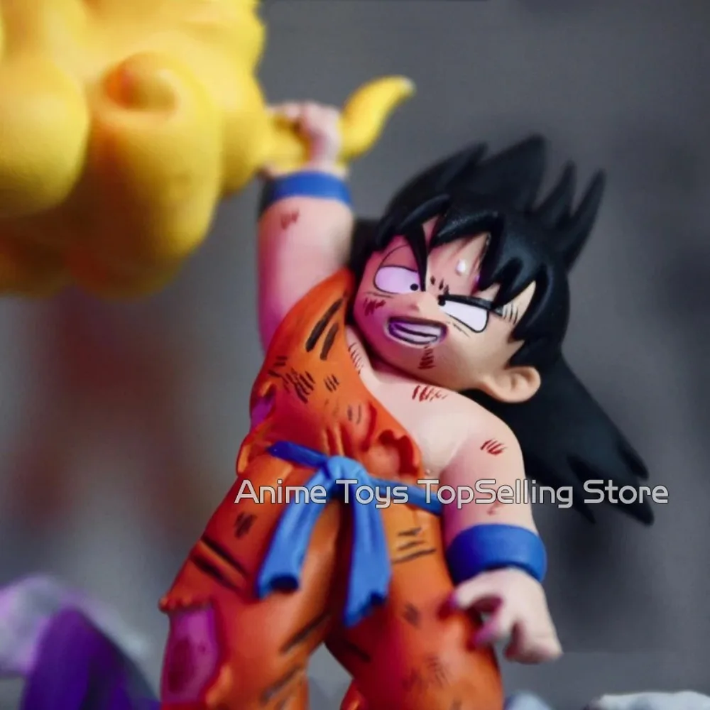 ドラゴンボールのアクションフィギュア,悟空のドラゴンボールのキャラクターアクションフィギュア,サルトクラウド,PVCモデル,収集可能なギフト,8〜9cm