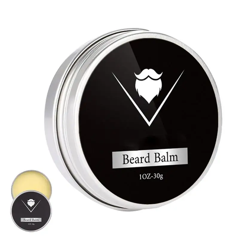 30g Natural Men Beard wax Softening Conditioning Wax Prevents Beard Dryness Grooming Accessories Wholesale Dropshipping