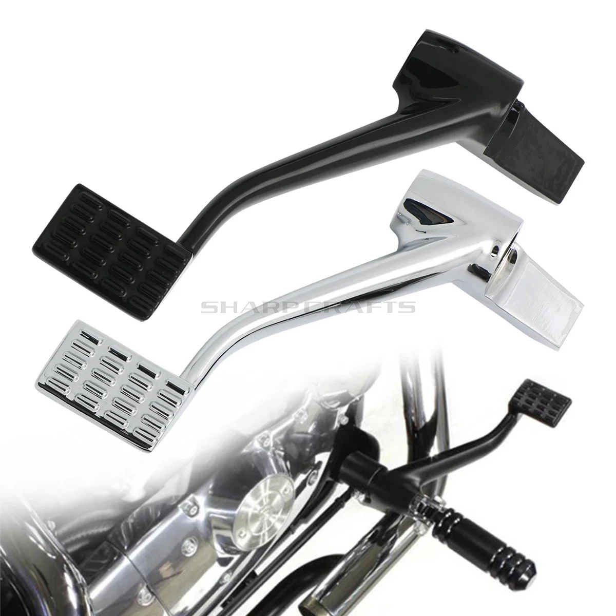 Motorcycle Parts Forward Controls Rear Foot Brake Lever Case For Harley Sportster XL883 XL1200 883 1200 Forty Eight 2004-2022