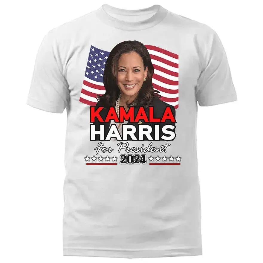 Kamala Harris for The President 2024 Political T-shirt Casual Style O-neck Unisex New Arrival  Hot Sale Unique Breathable