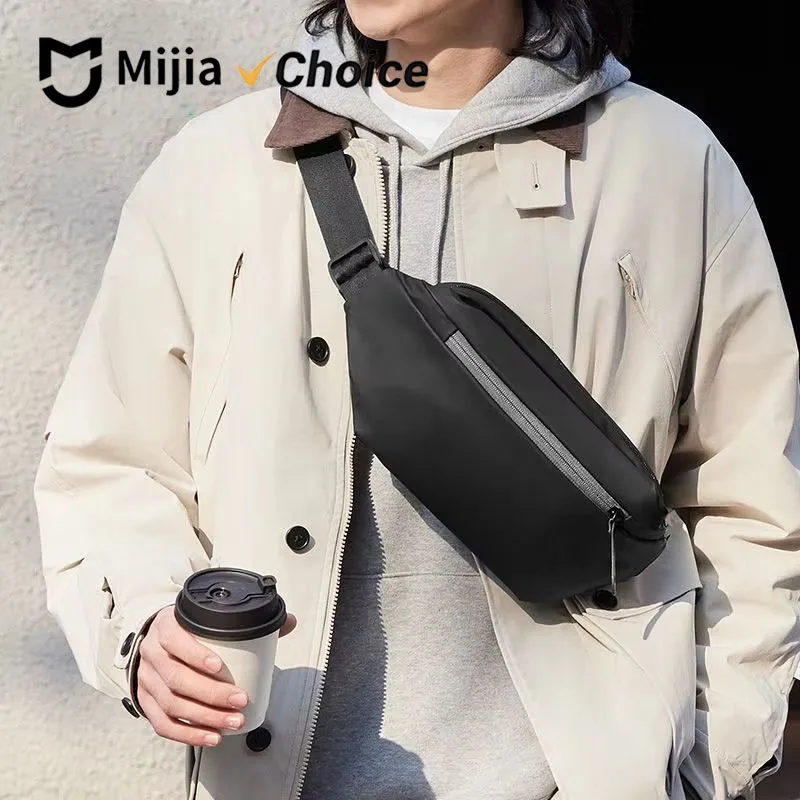Mijia Multifunctional Sports Leisure Chest Bag Waist Bag Outdoor Sports Shoulder Bag Belt Bag Pouch Packs Waterproof