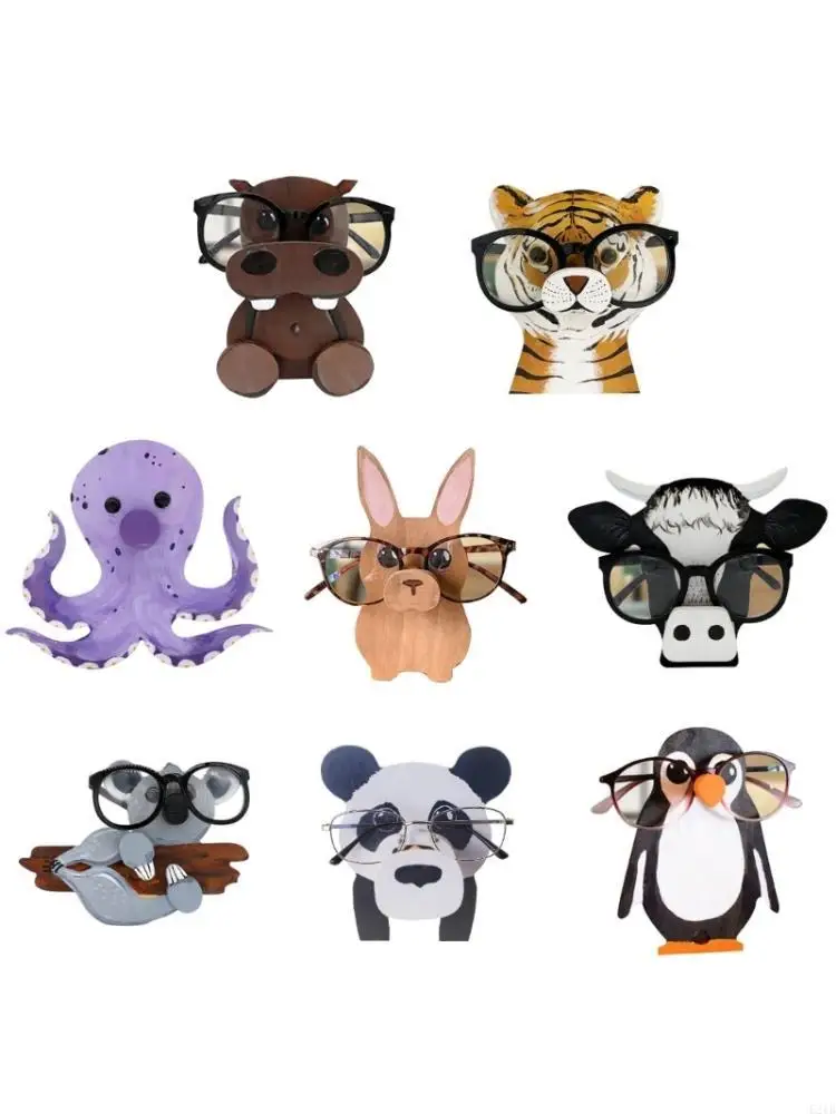 3D Animal Glasses Rack Wooden Sunglass Display Rack Shelf Eyeglasses Show Stand 