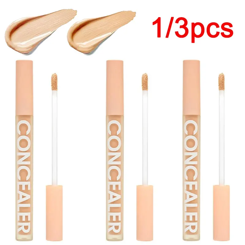 Portable Liquid Concealer Even Skin Tone Moisturizing Oil Control Concealer Invisible Pores Dark Circles Face Makeup Travel Tool