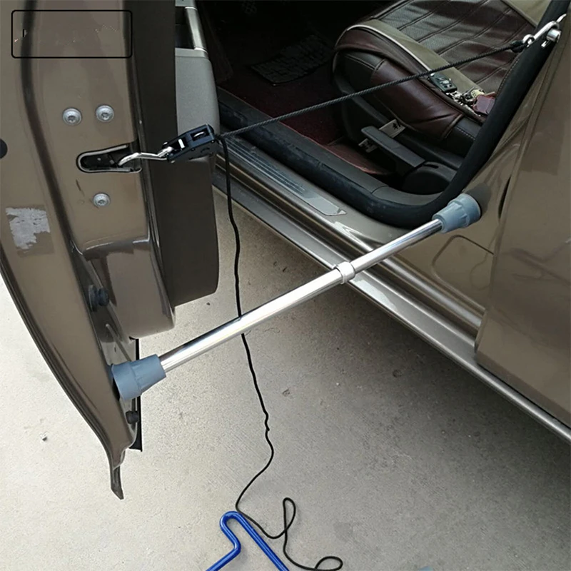 

15-24Inch Adjustable Car Engine Hood Lift Up Support Prop Rod Aluminum Car Dent Repair Hood Prop Tools Rope Kit Car Accessories
