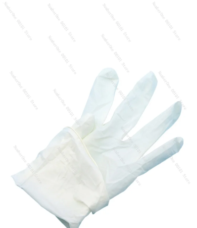 Gants médicaux jetables en caoutchouc, gants d'examen chirurgical, en poudre, stériles, emballés individuellement