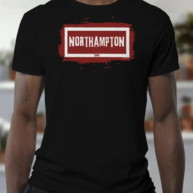 تي شيرت Northampton Town - شعار Retro Punk - عضوي - للجنسين