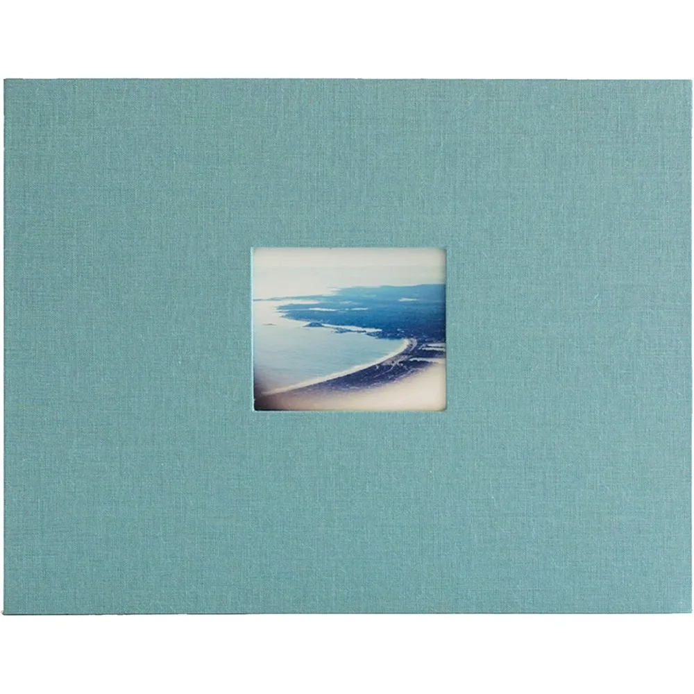 

8.5" x 11" Refillable Scrapbook, Ideal for Wedding Albums and Baby Books, Ocean Photo Albums
