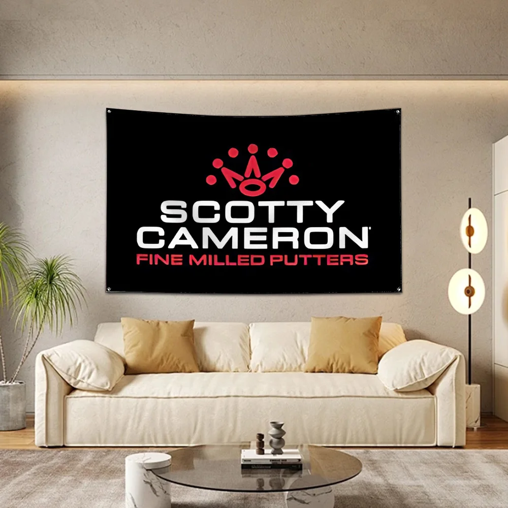 60x90cm  Scottys Camerons Flag Polyester Digital Printing Banner for Garage Wall Art Out Door Decoration