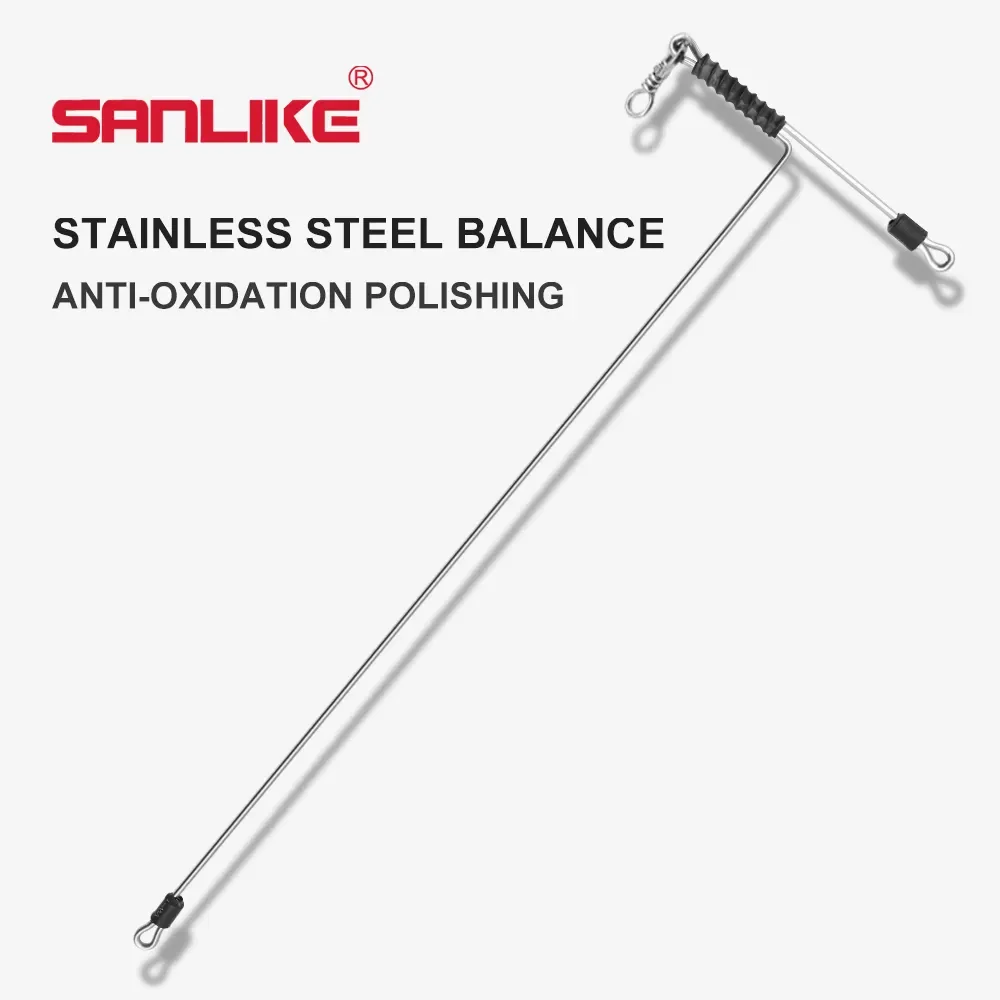 SANLIKE T-type Balance Stainless Steel Deep Sea Fishing Accessories Anti-winding Sea Fishing Giant Bracket Balance