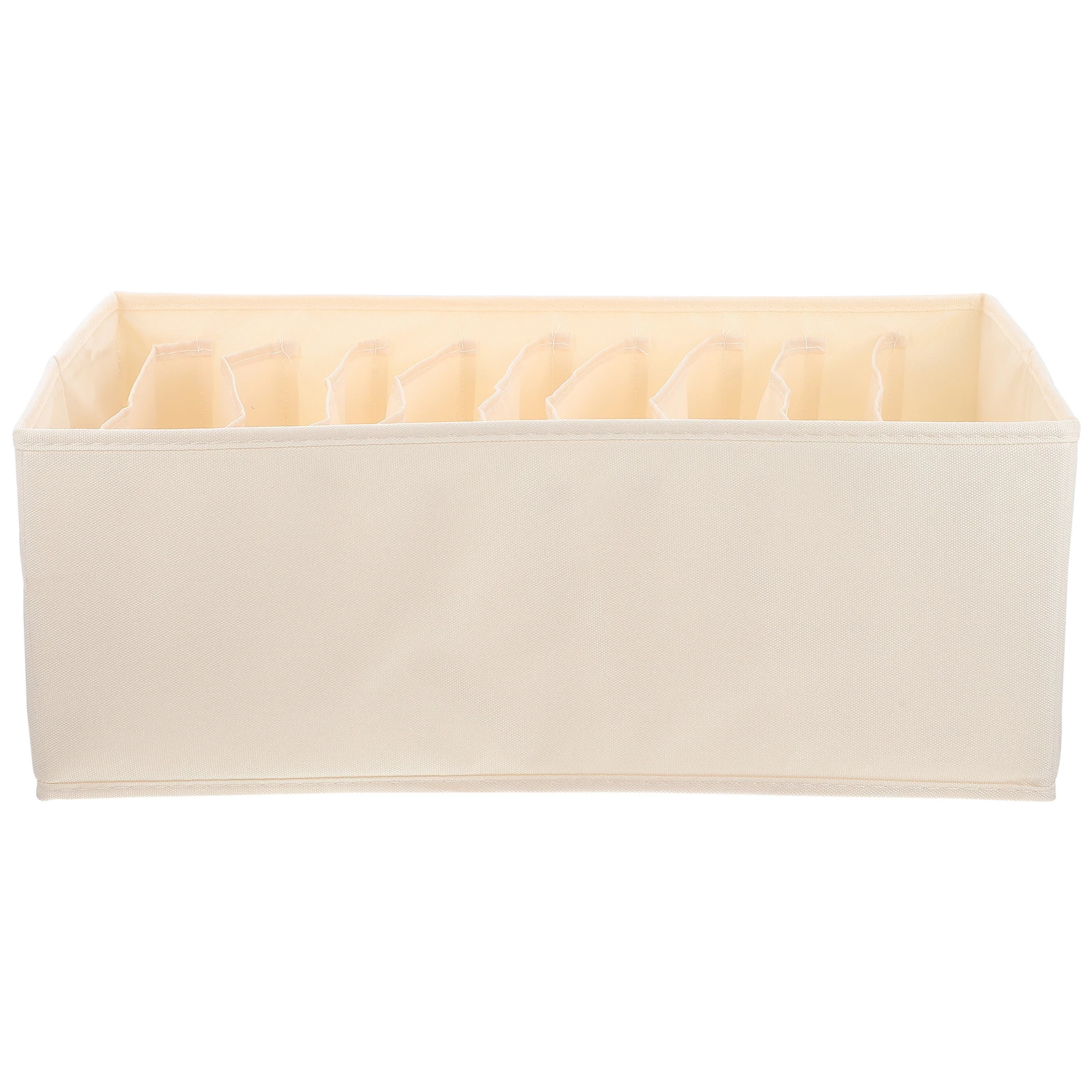

10 Compartments Clothes Organizer Storage Bag Closet Pants T Shirt Wardrobe Organizer Beige Daily Necessities Household Storage