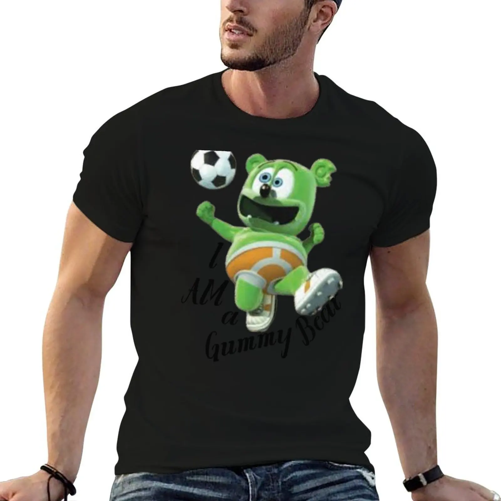 

The gummy bear song . T-Shirt t shirts cotton 100% man t shirt graphic T-Shirt