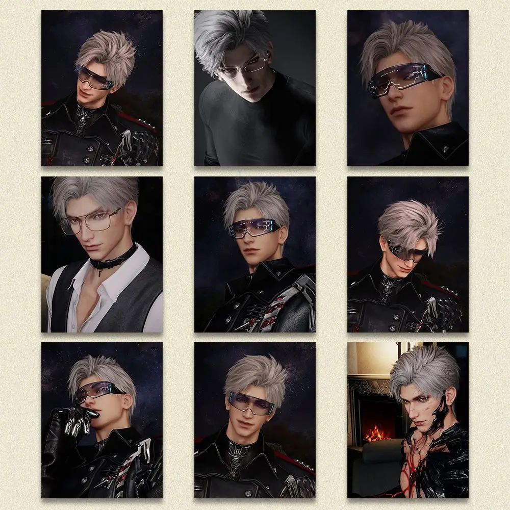 Qin Che Good-look Game Love and Deep Space Peripheral Small Raccoon Flower Exclusive Materials Small Cards Photocards Gifts