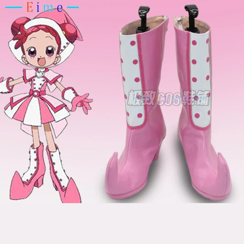 

Обувь для косплея Harukaze Doremi, карнавальные ботинки на Хэллоуин, обувь из искусственной кожи, реквизит для косплея в стиле аниме Magical DoReMi, на заказ