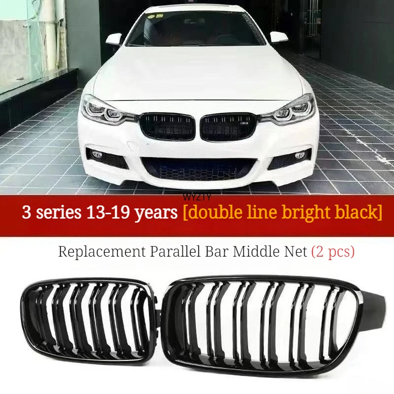 

Передний бампер автомобиля, гоночная решетка, гриль для BMW 3 серии F30 F31 F35 320i 325i 328i 2013-2019, глянцевые черные решетки, решетки для почек