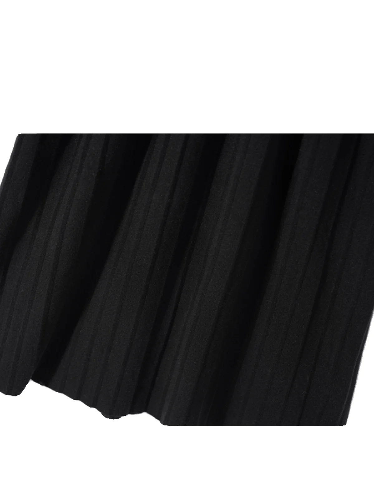 ele-bla-square-collar-knitted-dr-ballet-sle-midi-length-women's-new-sle-high-waist-long-sve-a-line-dr