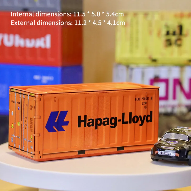Contenedor creativo, organizador de escritorio, Mini contenedor, caja de almacenamiento de lata, almacenamiento multifuncional para el hogar y la Oficina, caja de hierro, regalo de decoración