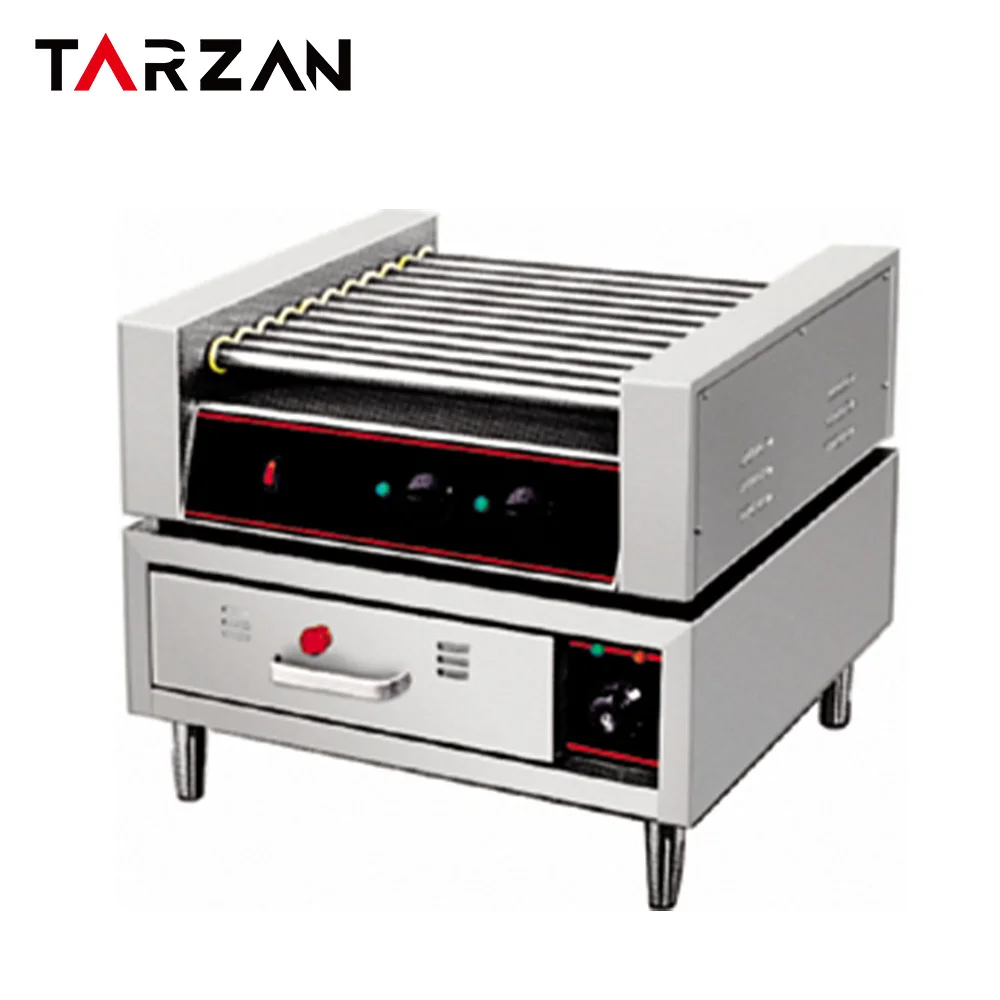 TARZAN hot dog machine,hot dog roller grill,hot dog sausage maker machine 750W