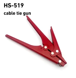 HS-519 Fastening and cutting tool and wires special for Cable Tie Gun For Nylon Cable Tie width: 2.4-9mm