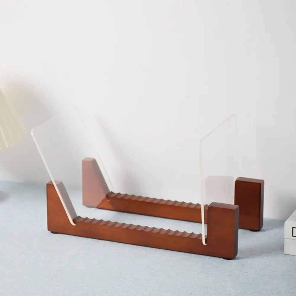 

Новый твердый держатель для виниловых пластинок из орехового дерева, регулируемый портативный держатель для альбомов, компактные стойки для компакт-дисков