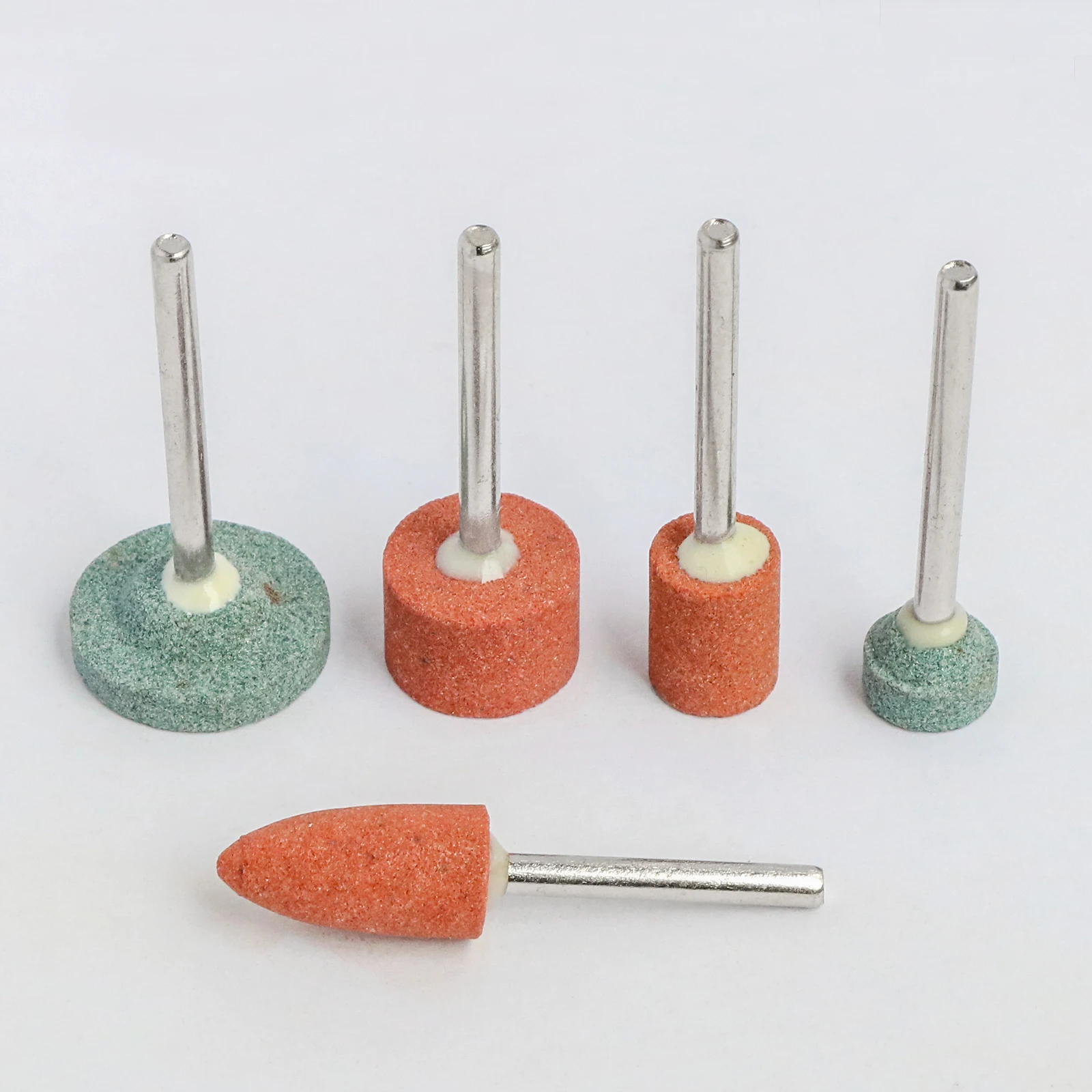 Abrasive Mounted Stone 10pcs 3mm Shank Grinding Head Stone Wheel For Rotary Tools Accessories