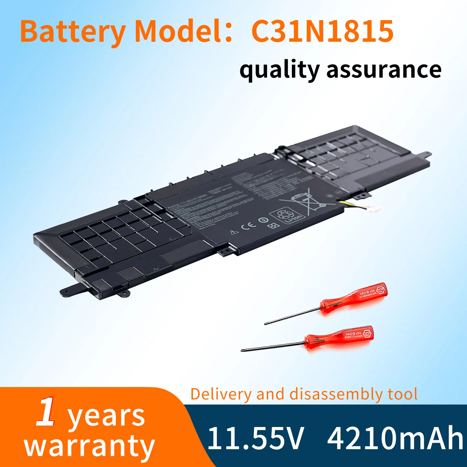 BVBH C31N1815 Laptop Battery For ASUS ZenBook 13 U3300FN UX333 UX333FA UX333FN BX333FN RX333FA RX333FN 4335mAh