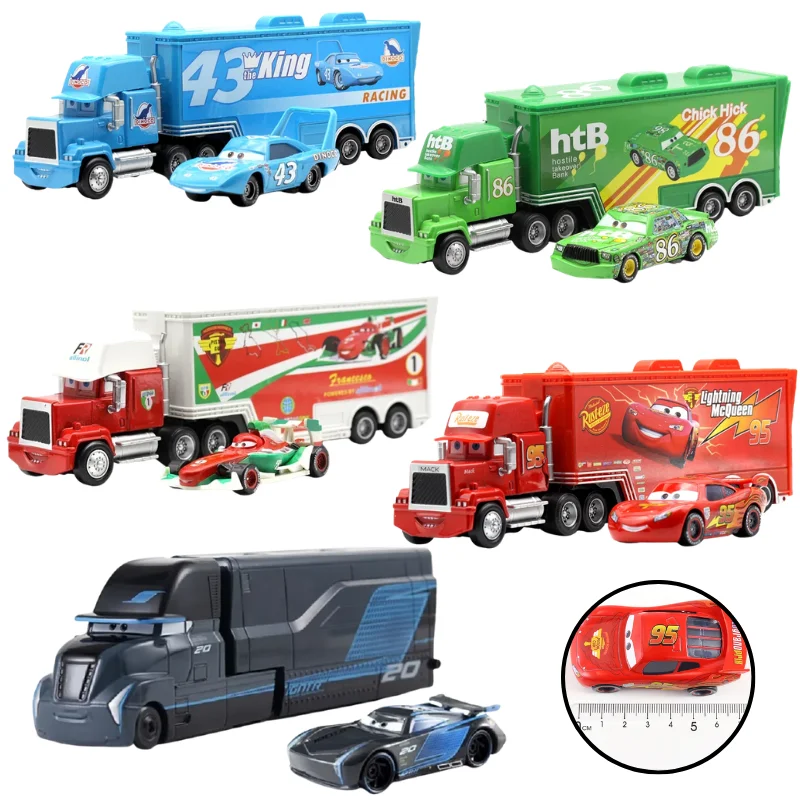 

NEW Disney Pixar Cars 3 Toy Lightning McQueen Jackson Storm Chick Hicks Mack Truck Collection Die Metal Model Birthday Gift