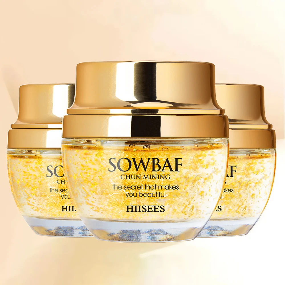

24K Golden Snail Collagen Cream Moisturizing and Skincare Essential Oil Control Facial Beauty Product 1 Piece Non Irritating