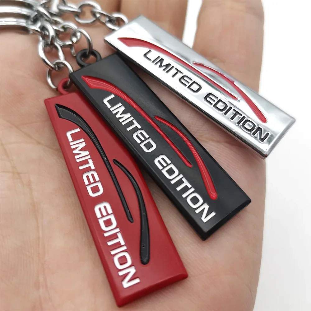 3D Metal Limited Edition Car Keychain Holder Key Chain Ring Pendant for Geely Emgrand EC7 EC8 GX3 X7 GE GT EV8 EX7 CK MK Coolray