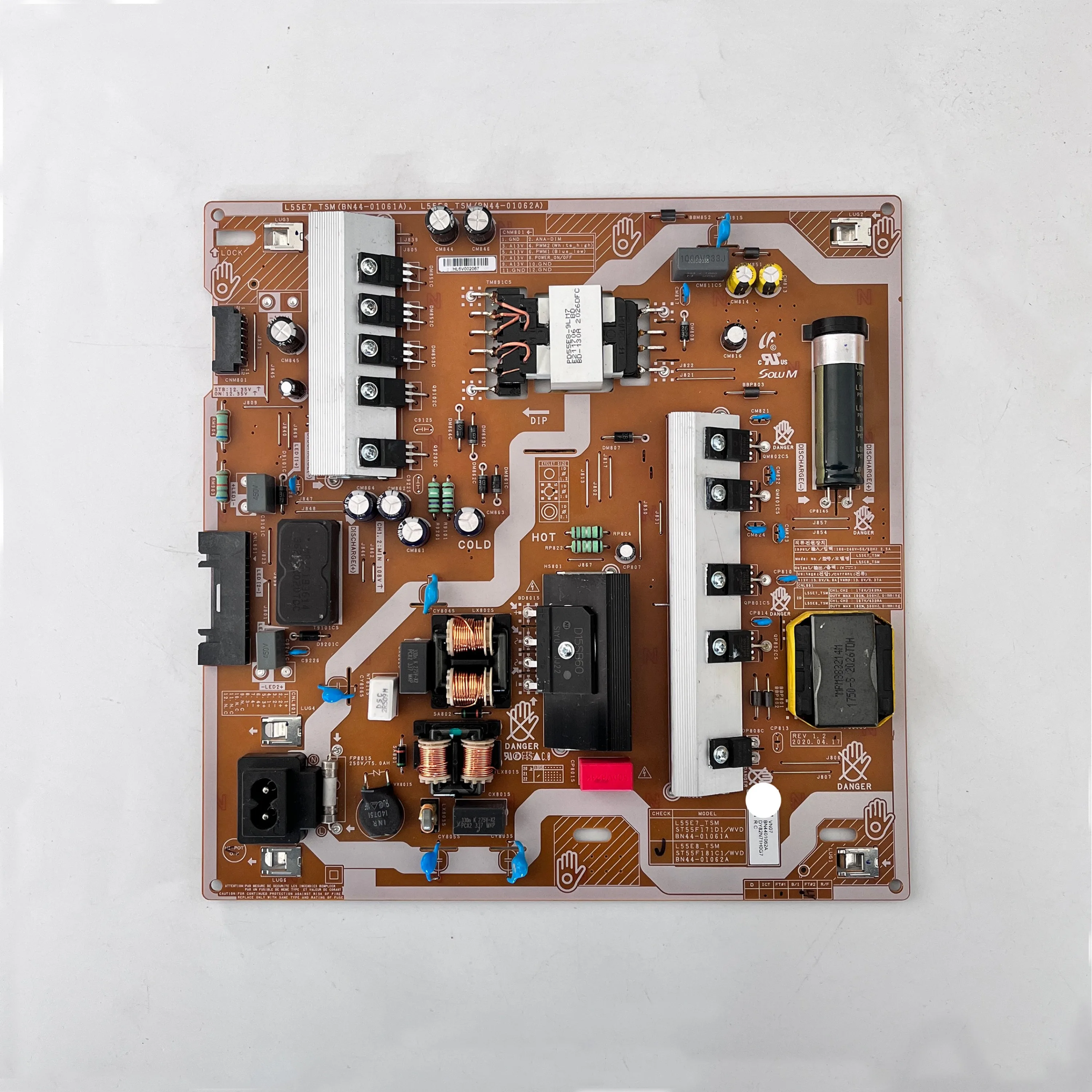 Genuine Original TV Power Supply Board L55E8_TSM BN44-01062A Is Working Properly And Is For LCD TVs QN55Q70TAFXZA TV Accessories