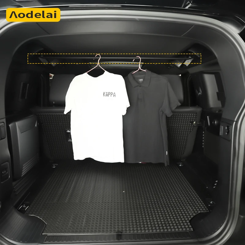 Pour Land Rover New Defender 90 110 – Barre de suspension spéciale pour coffre, barre de séchage de vêtements, cintre, modification intérieure spéciale