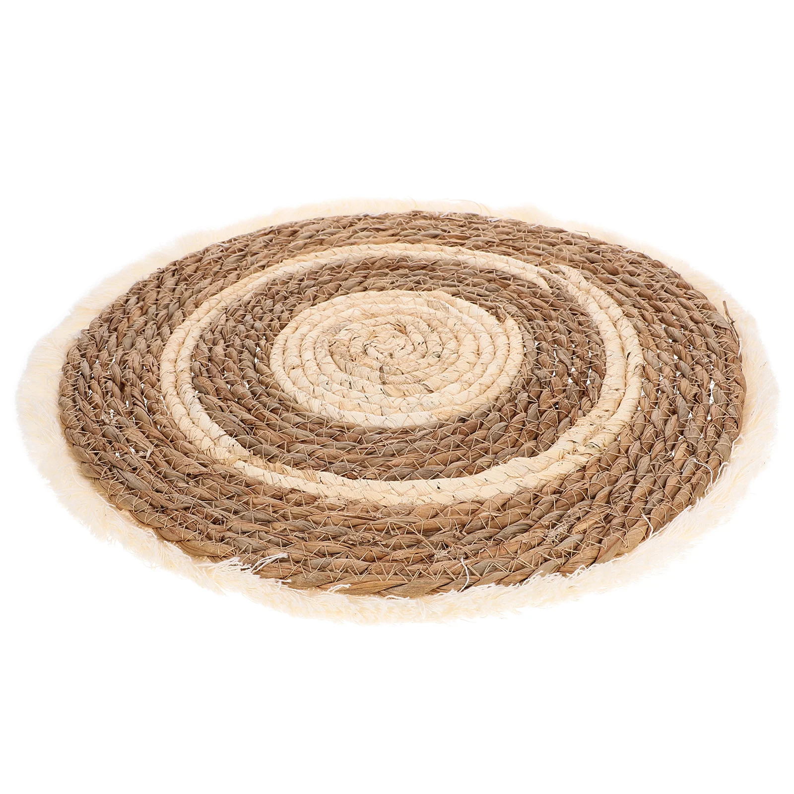 

Woven Placemat Set of 4 Heat Resistant Natural Braided Table Mats for Home Kitchen Coffee Rustic Farmhouse Decorative Drink