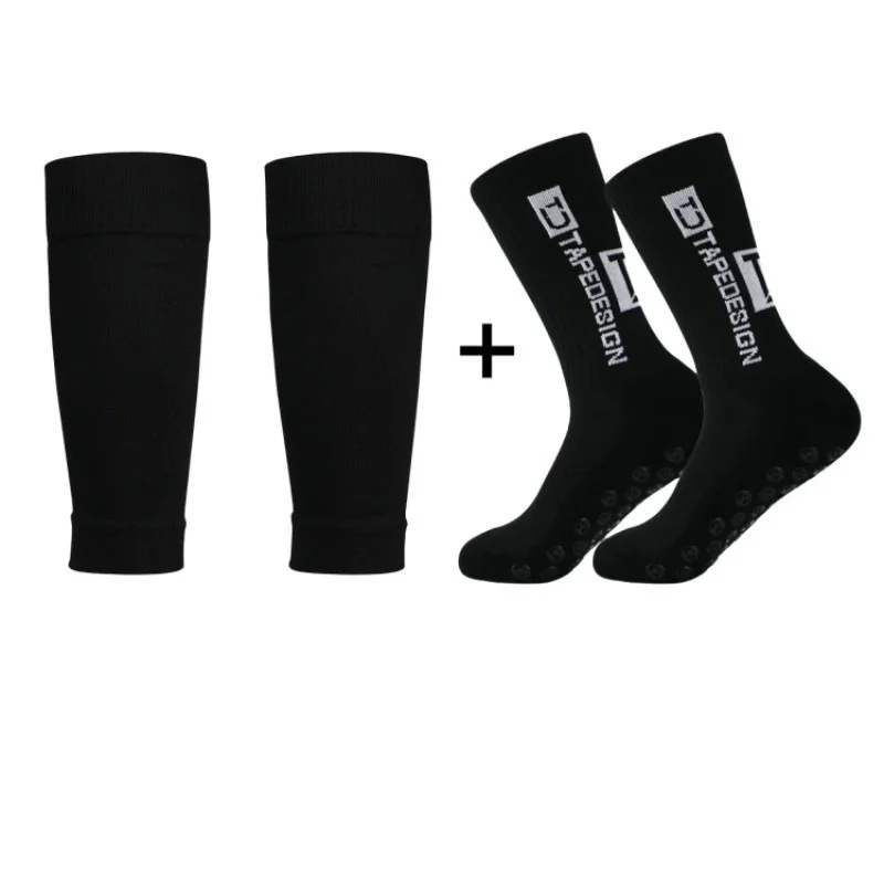 1 Set of High-quality Adhesive Non Slip Socks and Leg Guard Fixed Socks