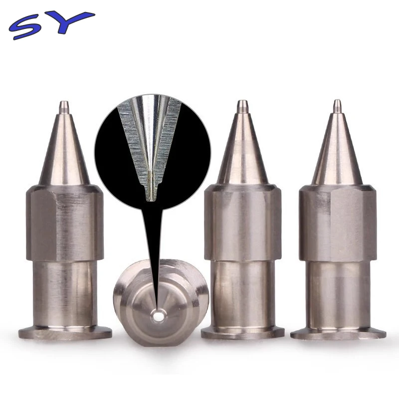 SY Integrated bayonet stainless steel 303 precision conical dispensing head