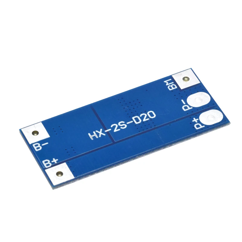 2S 7.4V 18650 Lithium Battery Protection Board Module 8.4 V Battery 13A Working Current 20A Current-Limiting HX-2S-D20