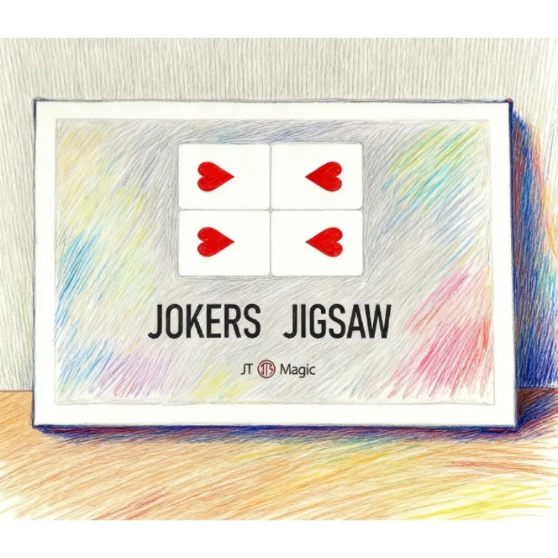 

Джокеры-головоломки от JT Magic - карточный ментализм, трюк для иллюзий крупным планом, фокусник, магия, реквизит, бар, улица, забавные игрушки
