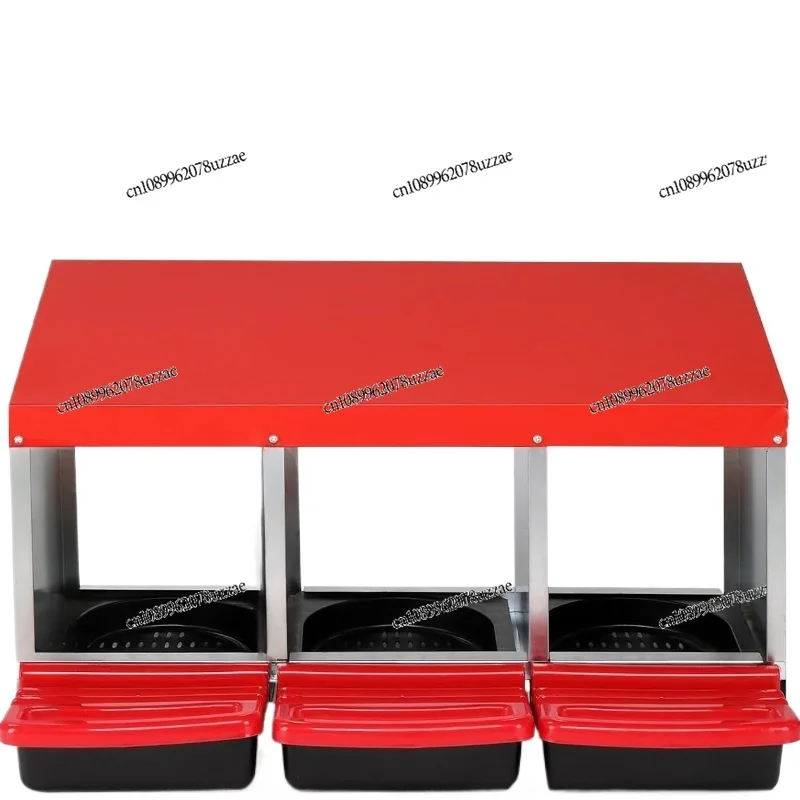 

Коробка для яиц птицы, двухслойная коробка для куриных яиц на ферме, гнездо, 3 отверстия в желобе, курятник.