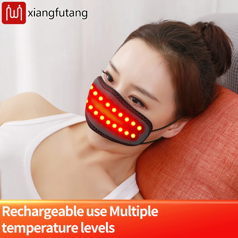 

Portable Red Light Therapy Heated Nasal Massager Temp Control Relieves Allergic Rhinitis Stuffy Nose Runny Nose Sleep Aid Unisex