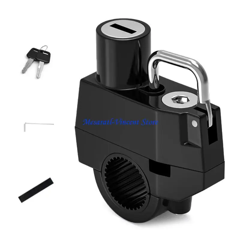 

A70F Upgrades Helmets Padlock for Motorcycles Easy Install Motorbike Helmets Lock