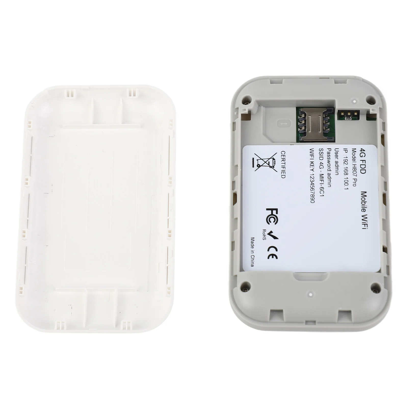 4G المحمولة واي فاي 1.44in شاشة ملونة موبايل واي فاي هوت سبوت راوتر مع فتحة بطاقة SIM الصغيرة للهاتف اللوحي المحمول #6