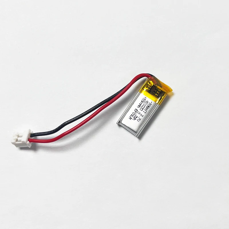 3.7V 55mAh 401020 Li-po Rechargeable Lithium Polymer Battery for Bluetooth Earphones,Selfie Stick,Smart Watch Toys MP4 LED GPS
