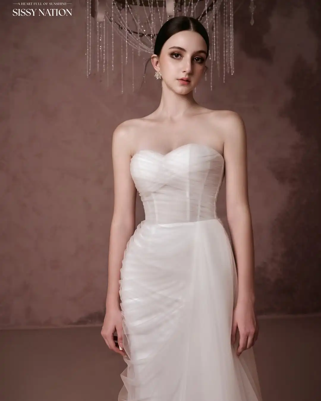 Giyu Elegant Tulle Sweetheart Wedding Dresses Mermaid Sleeveless Bridal Gown Floor-Length Vestidos Novias Boda Customsied 2025