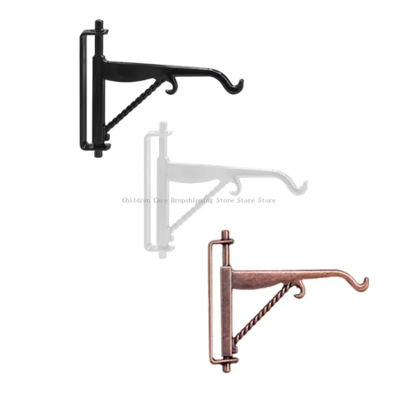 Realistisch model plantenbeugel 4 stuks metalen plantenhangers voor ambachtelijke poppenhuisproject tuinscène