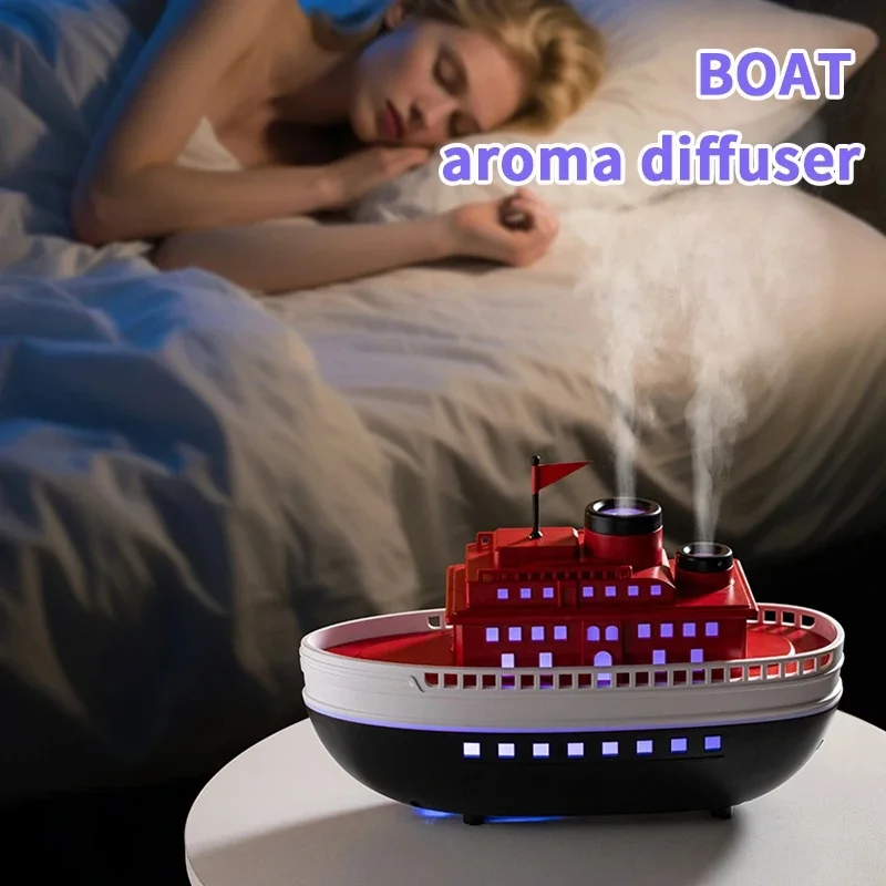 Aromatherapy Diffuser 300ml Essential Oil Diffuser for Home Bedroom Office Steamboat Decorative Cool Mist Humidifier