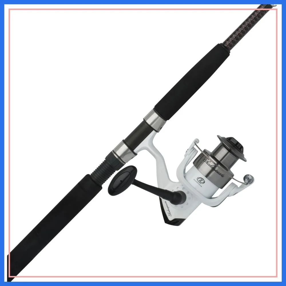 

7' Catfish Spinning Fishing Rod and Reel Combo, Ugly Tech Construction with Clear Tip Design, 2-Piece Moderate Fast Action Rod