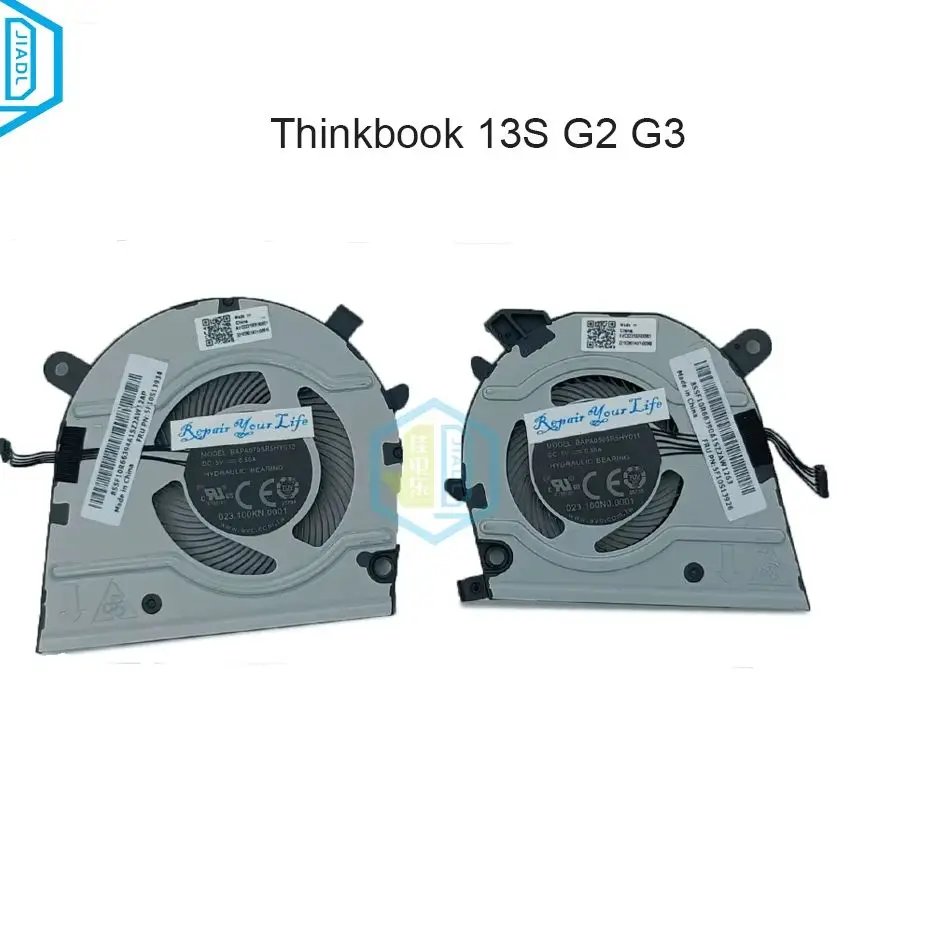 New Laptop PC Parts CPU Cooling Fans Cooler For Lenovo Thinkbook 13S G2 ARE ITL 13S G3 ACN  5F10S13926 5F10S13934 BAPA0505R5HY01